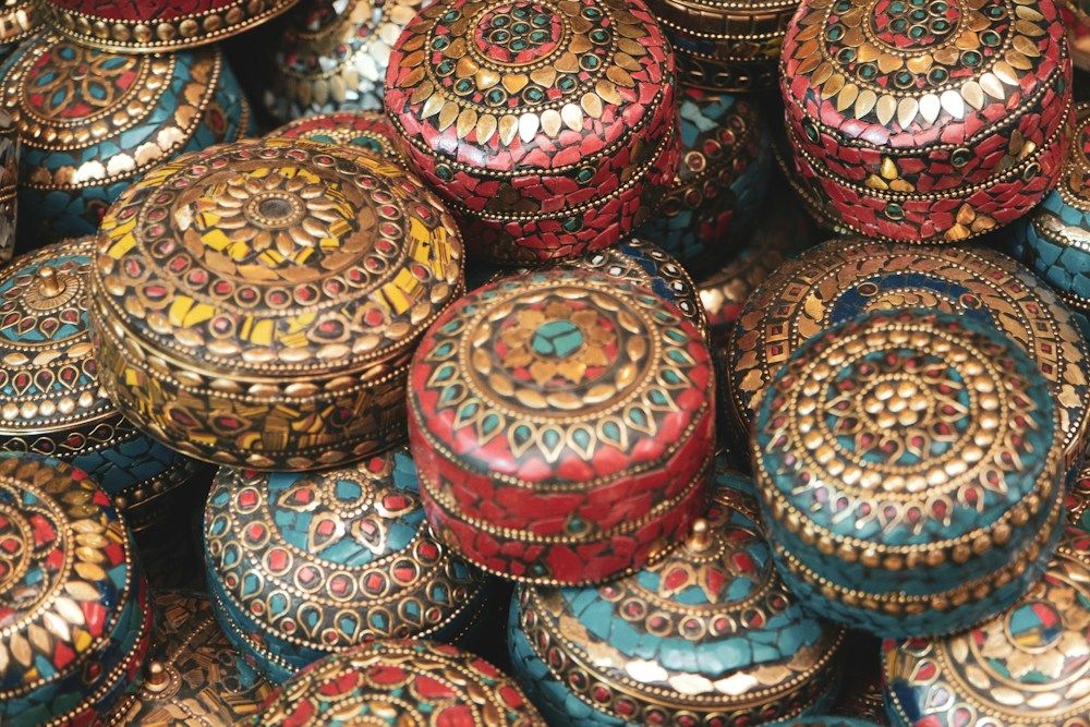 Meenakari Jewellery Box